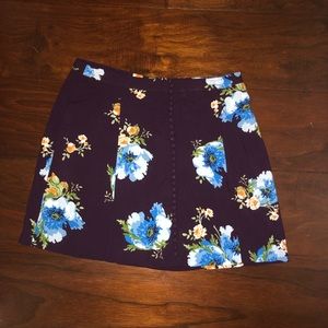 URBAN OUTFITTERS FLORAL SKIRT